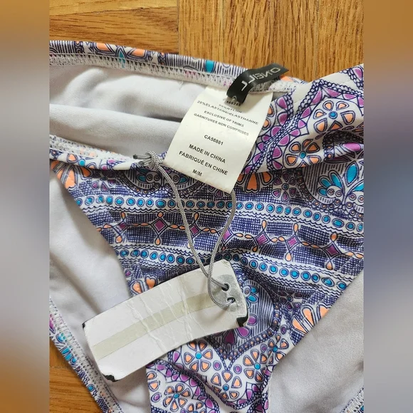 🎉 3/$60 BNWT O'Neill Two Piece Print Tie Bikini Size Medium - Picture 4 of 5